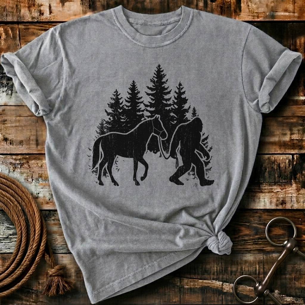 Horse with bigfoot