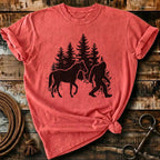 Horse with bigfoot