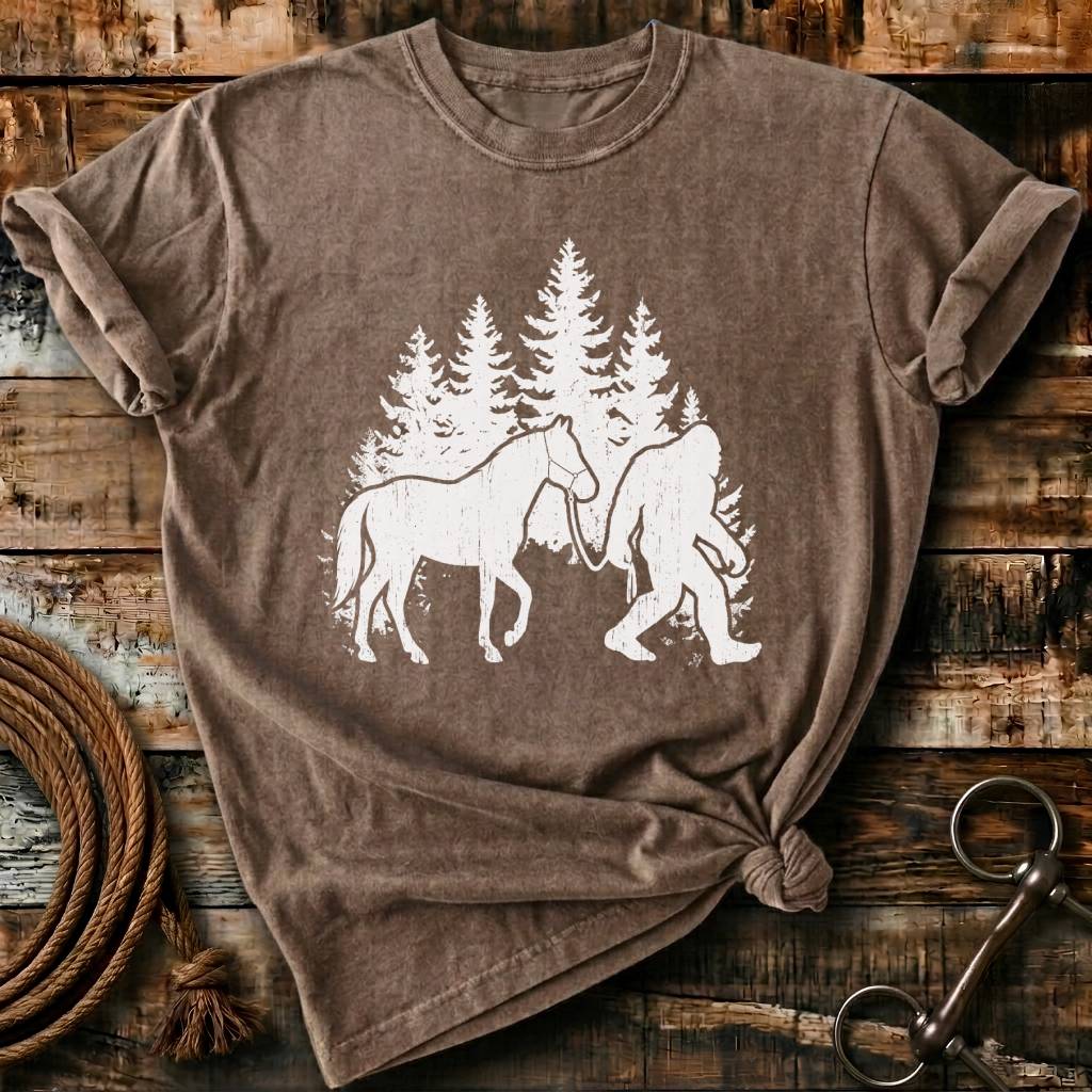 Horse with bigfoot