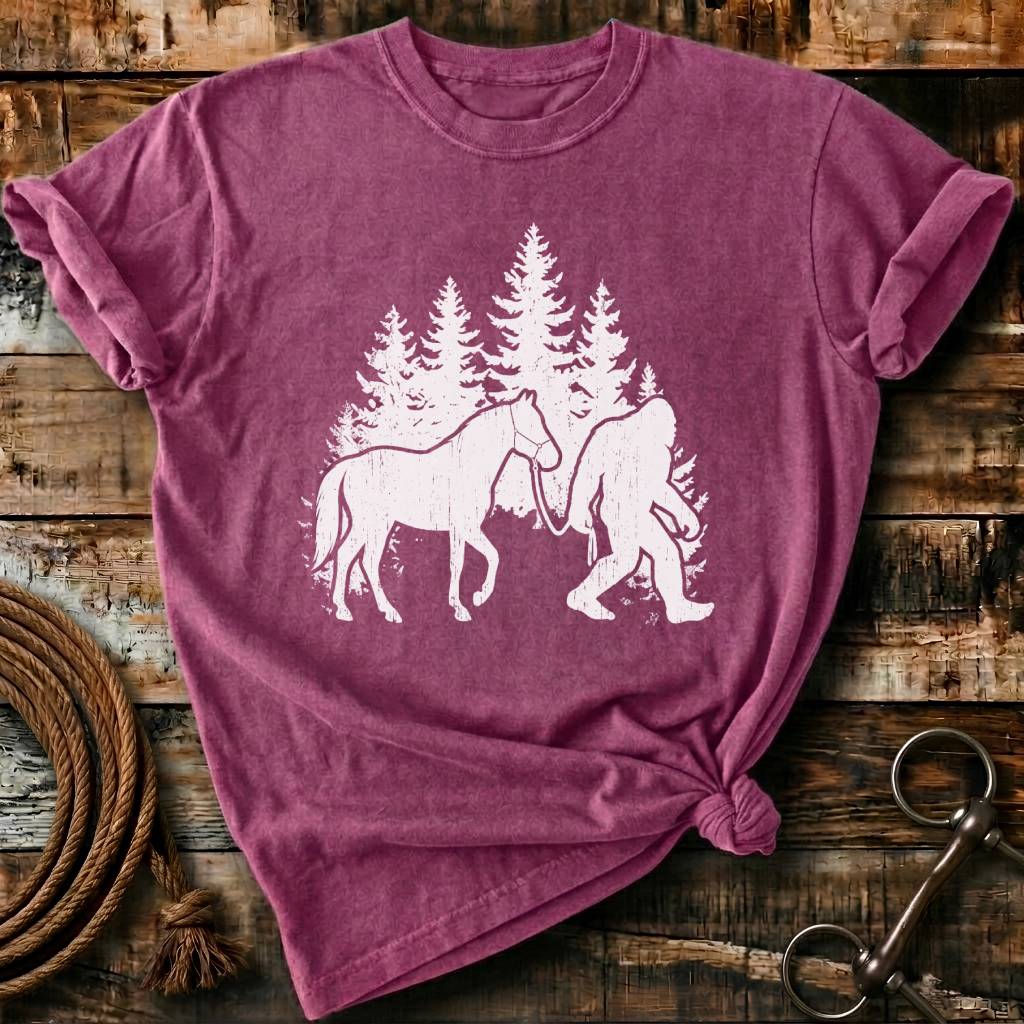 Horse with bigfoot
