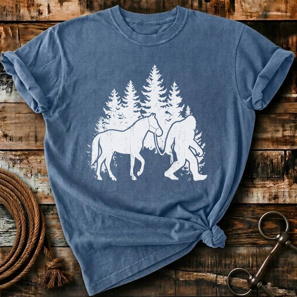 Horse with bigfoot