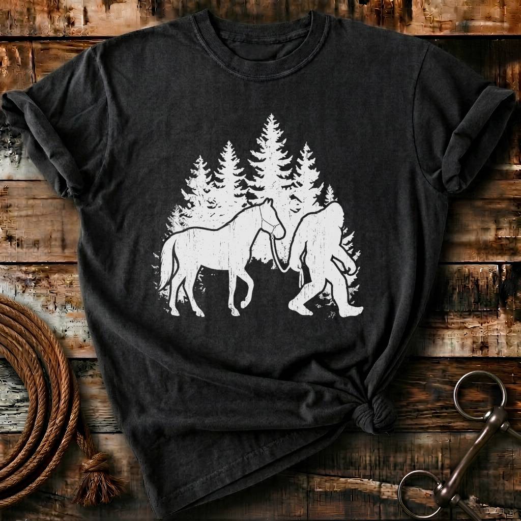 Horse with bigfoot
