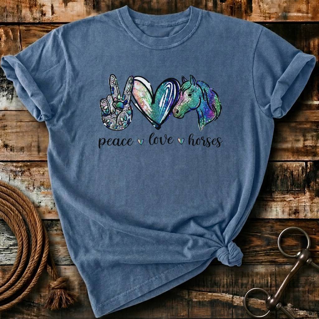 peace,love,horse