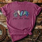 peace,love,horse