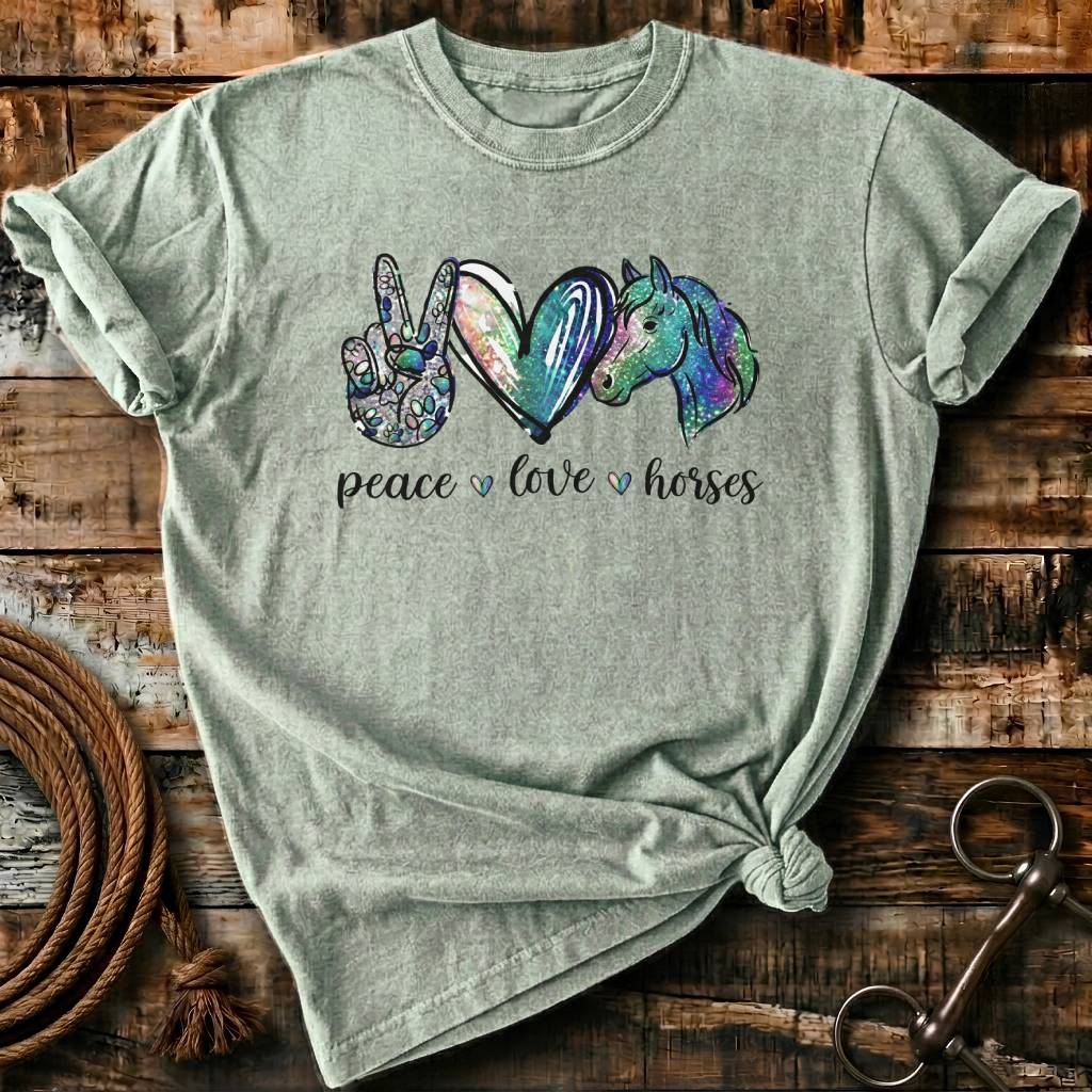 peace,love,horse