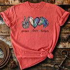 peace,love,horse