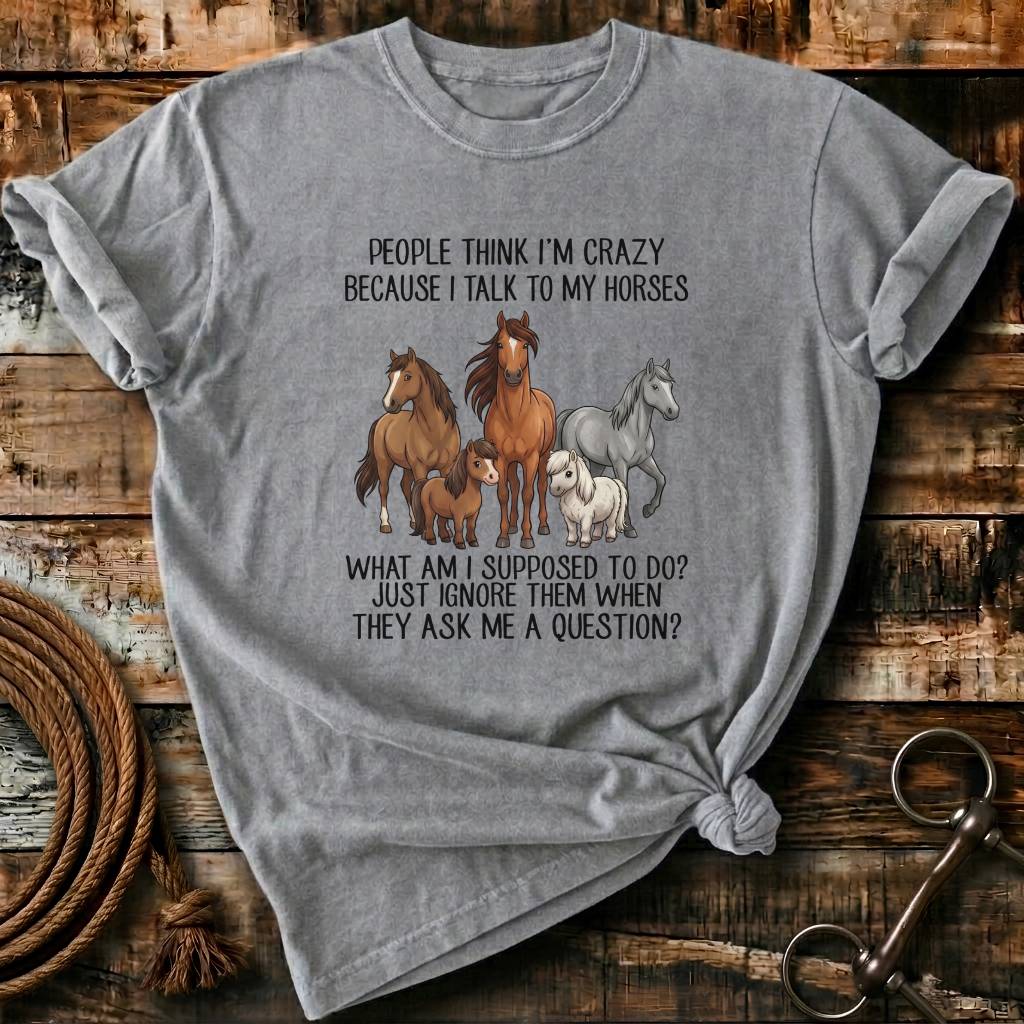 i talk to my horses