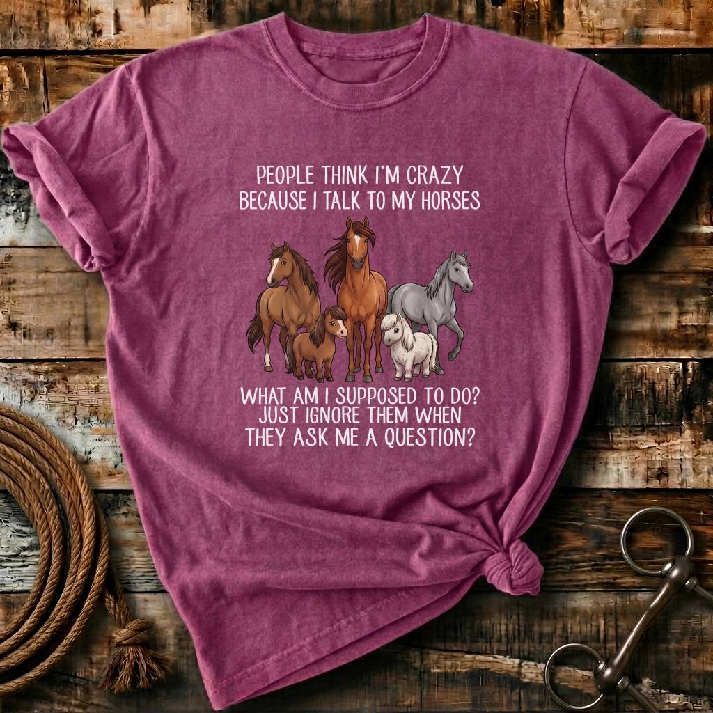 i talk to my horses