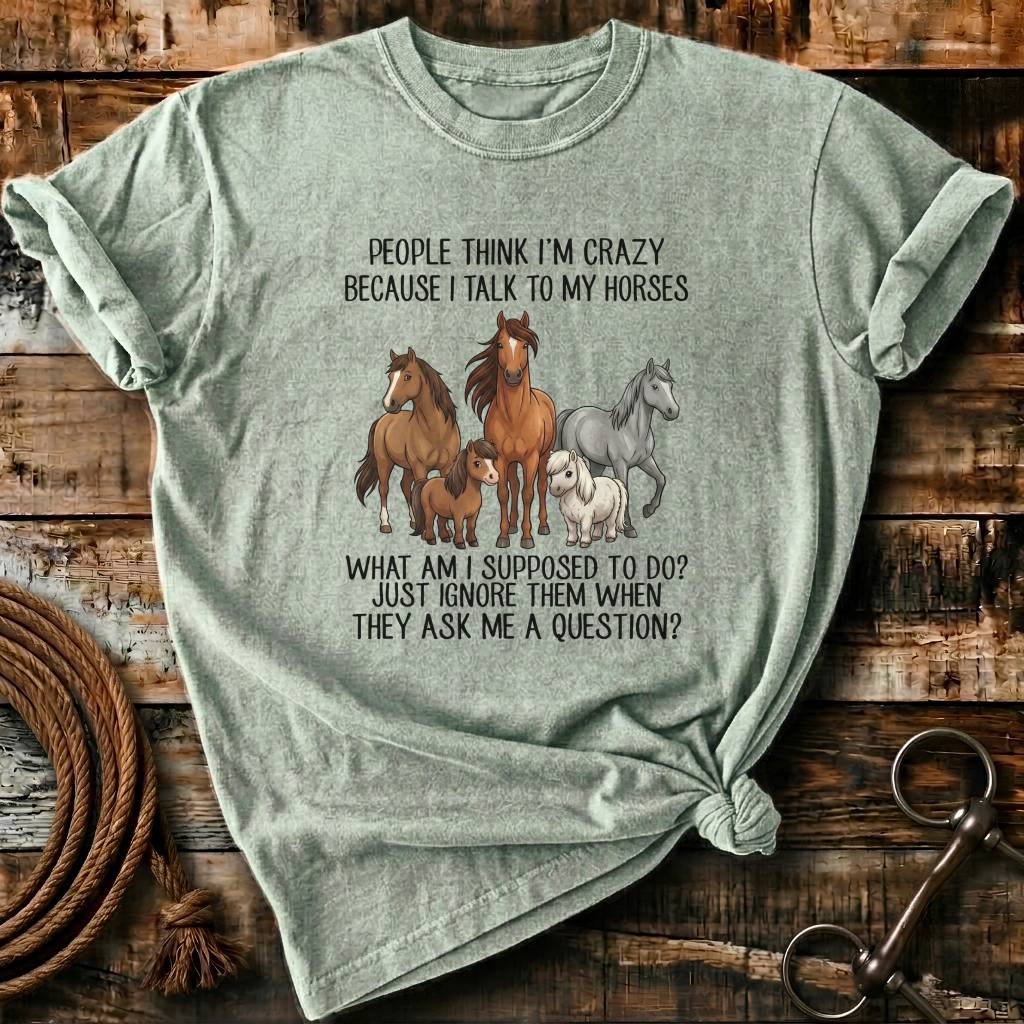 i talk to my horses