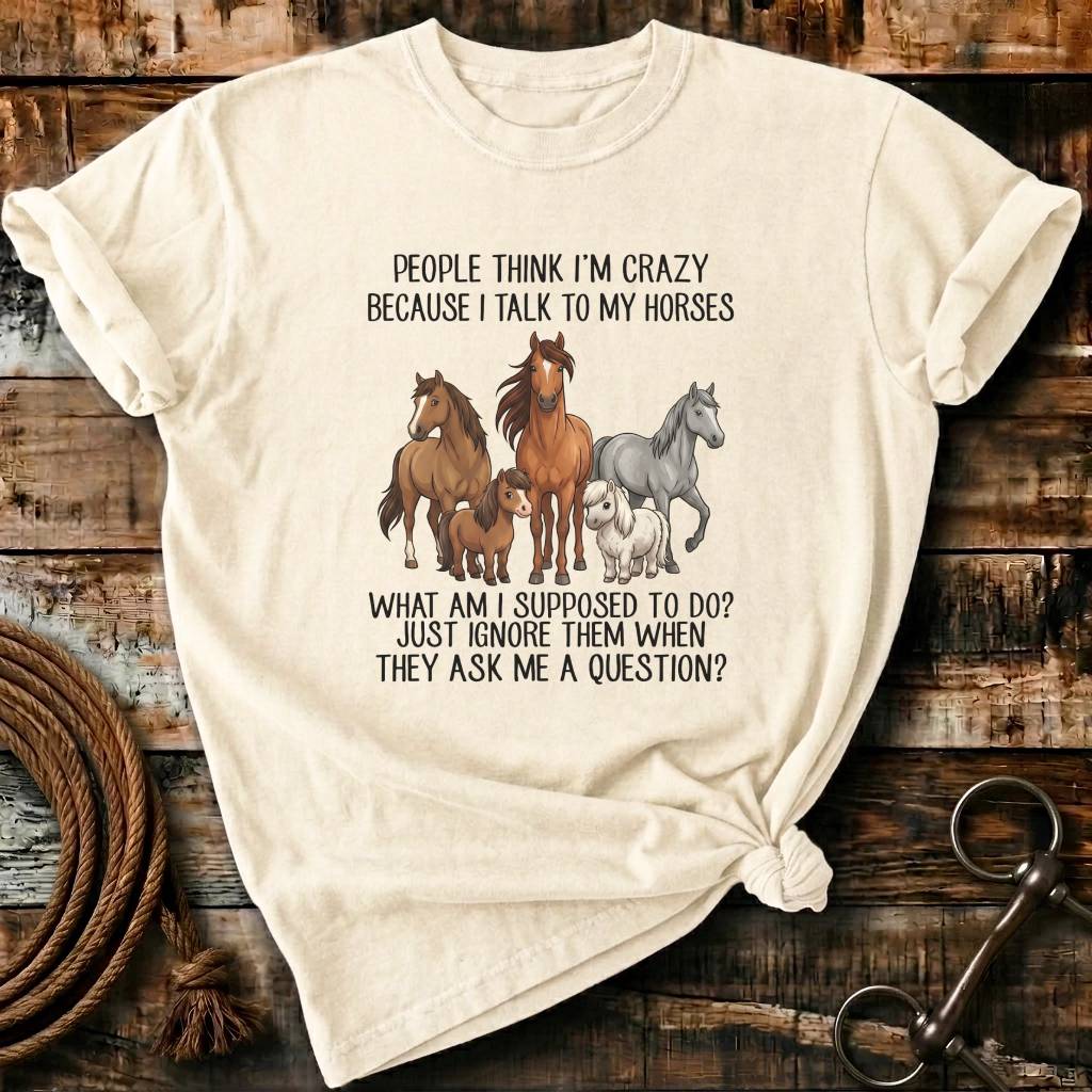 i talk to my horses