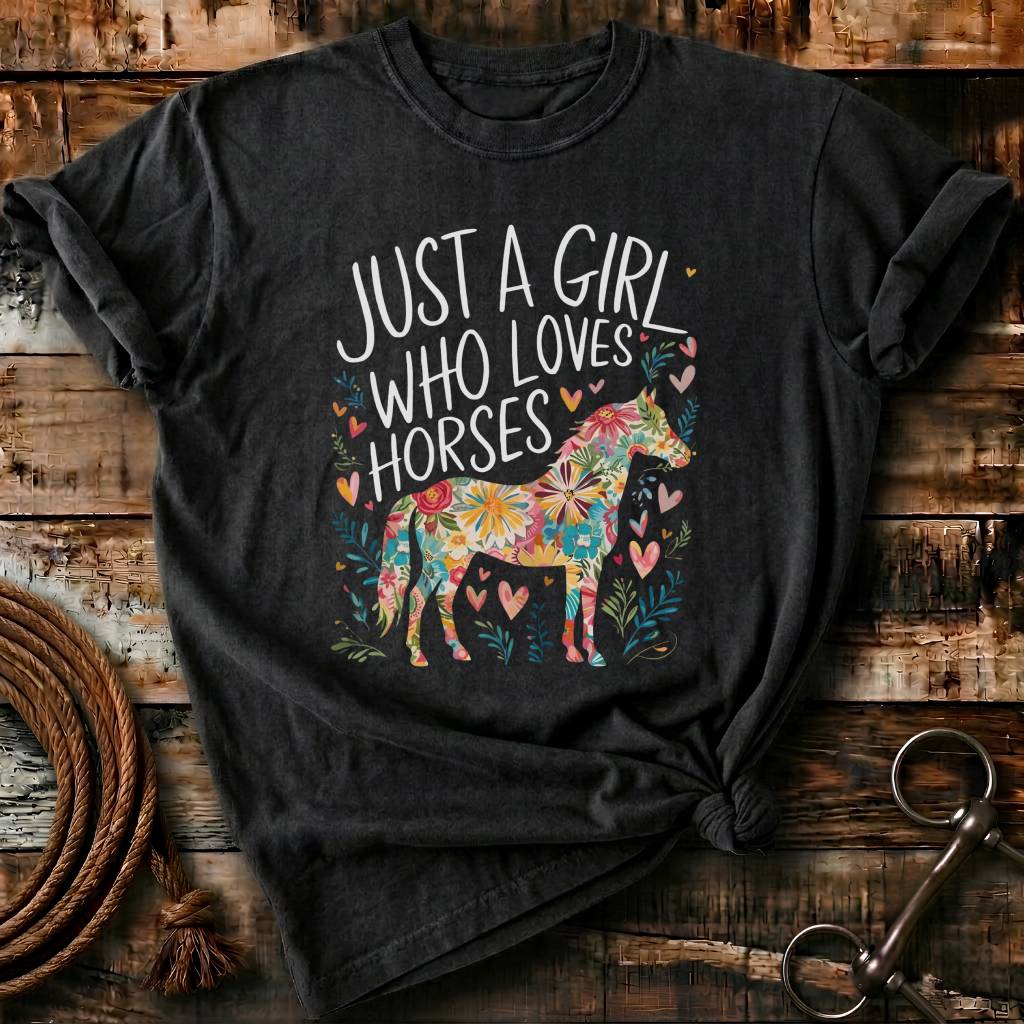 just a girl who loves horses