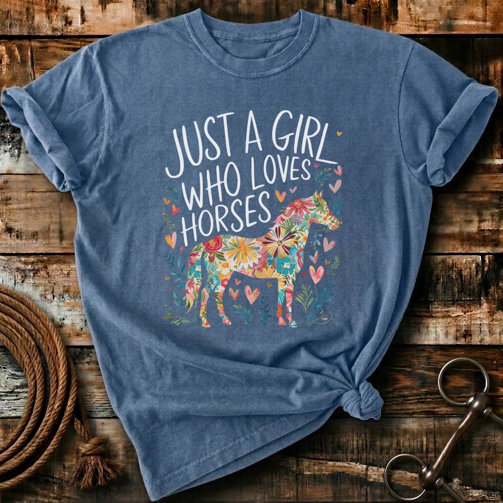 just a girl who loves horses