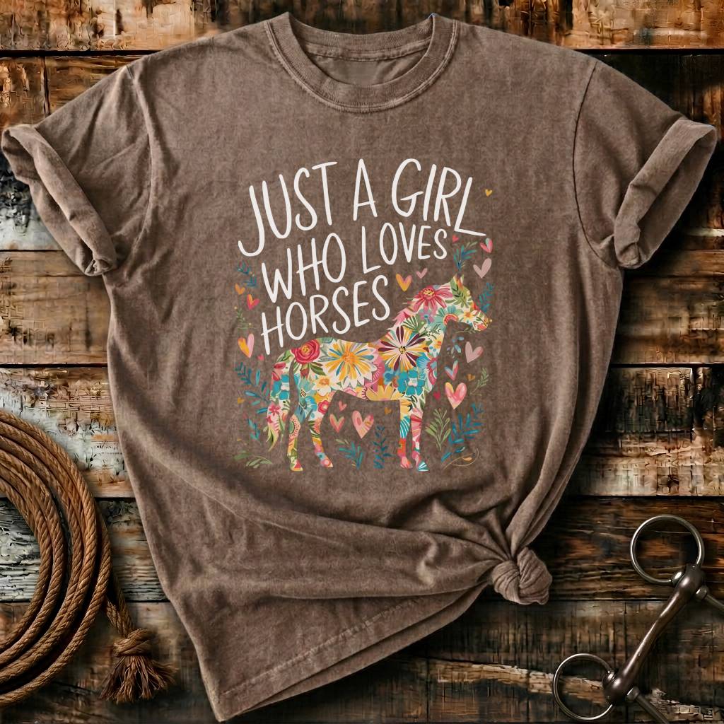just a girl who loves horses