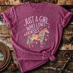 just a girl who loves horses