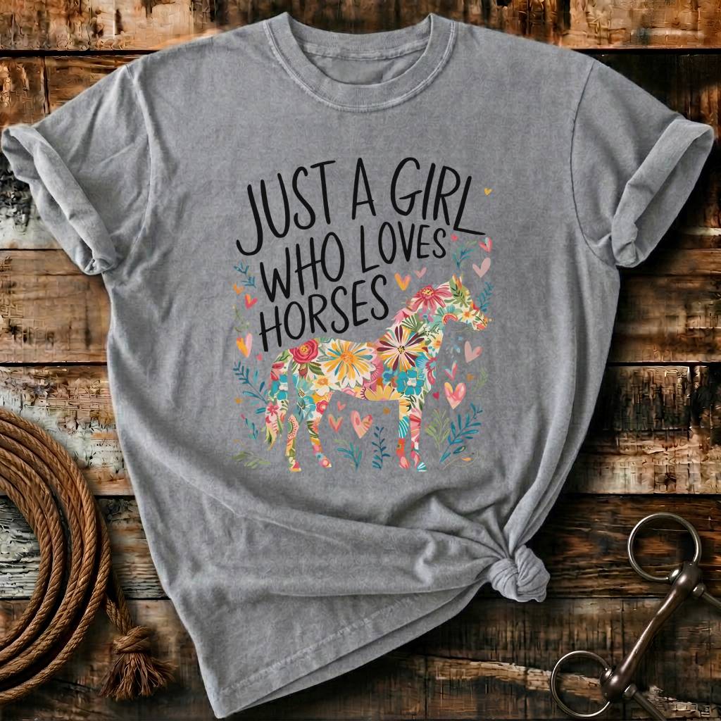 just a girl who loves horses