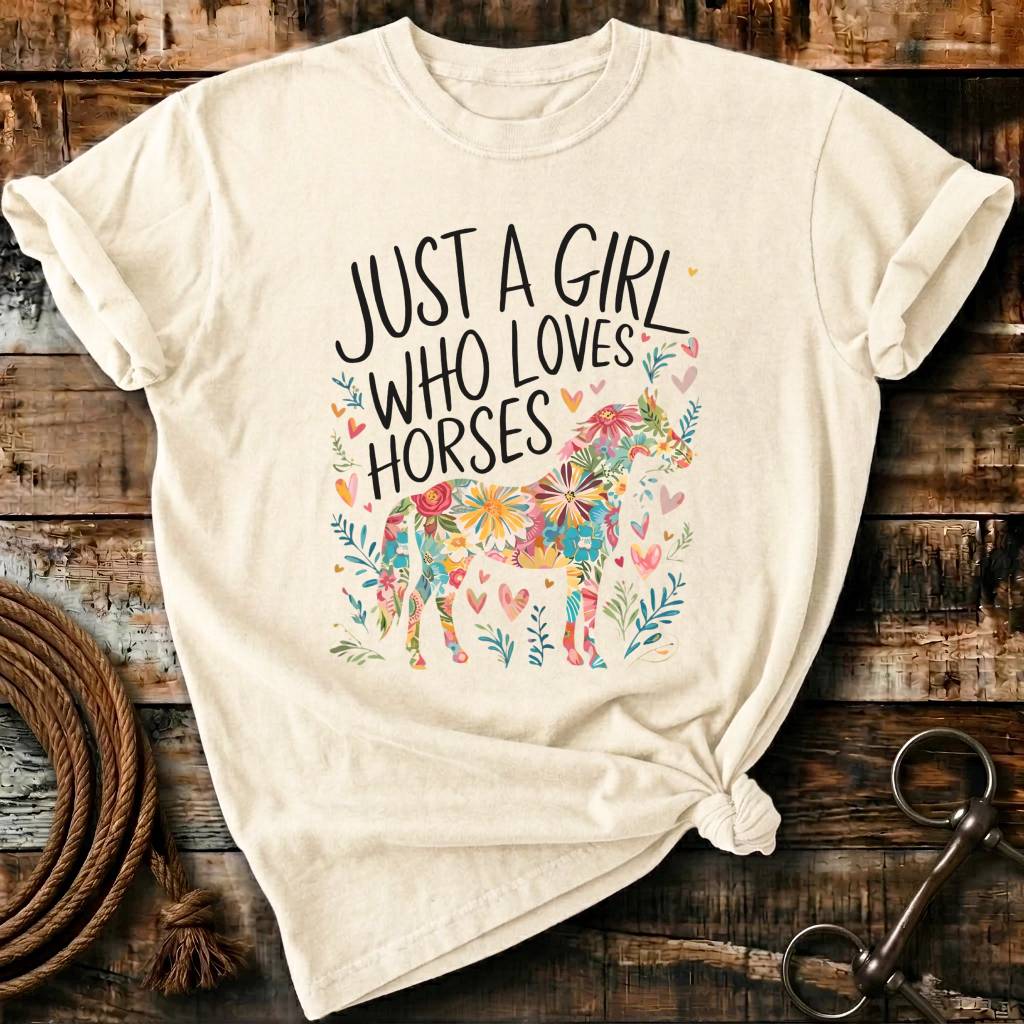 just a girl who loves horses
