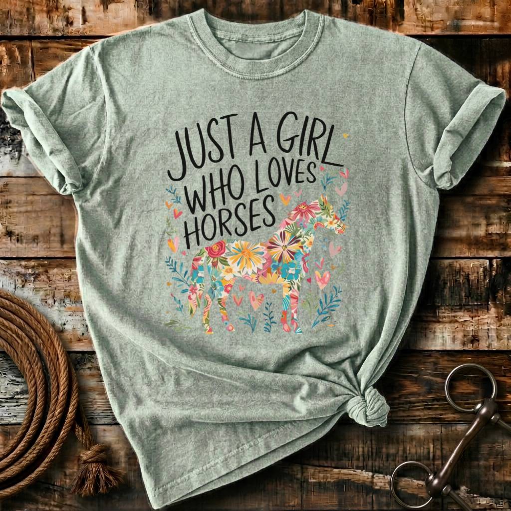 just a girl who loves horses