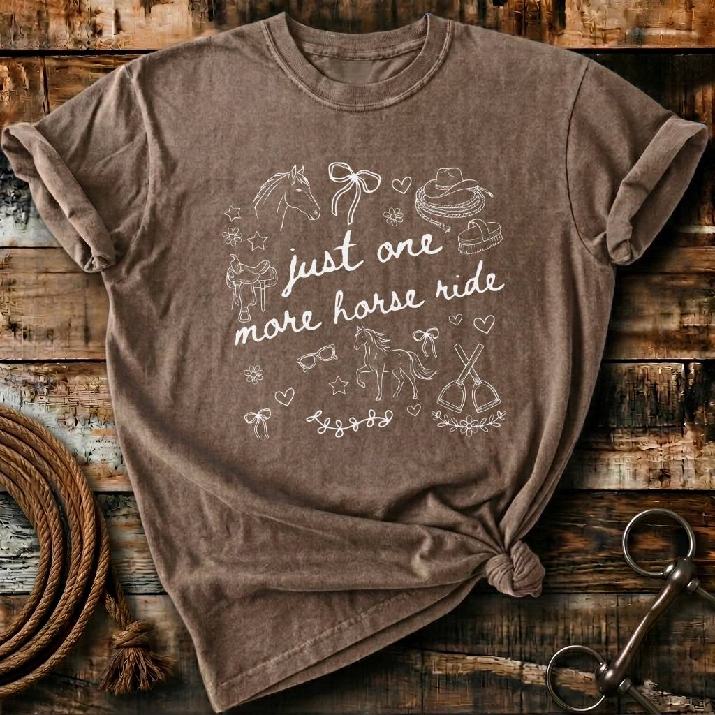 Just one more horse ride