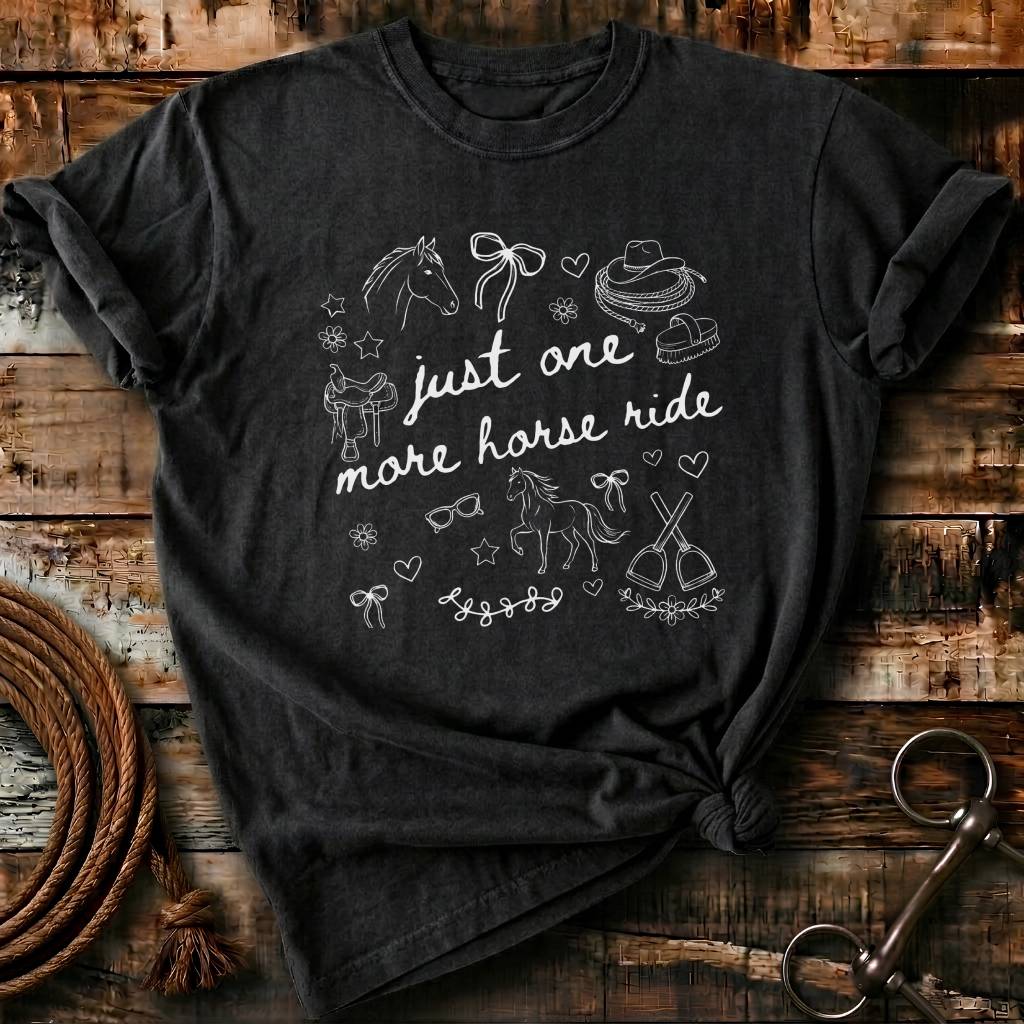 Just one more horse ride