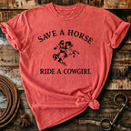 save a horse ride a cowgirl