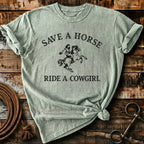 save a horse ride a cowgirl