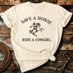 save a horse ride a cowgirl