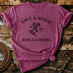 save a horse ride a cowgirl