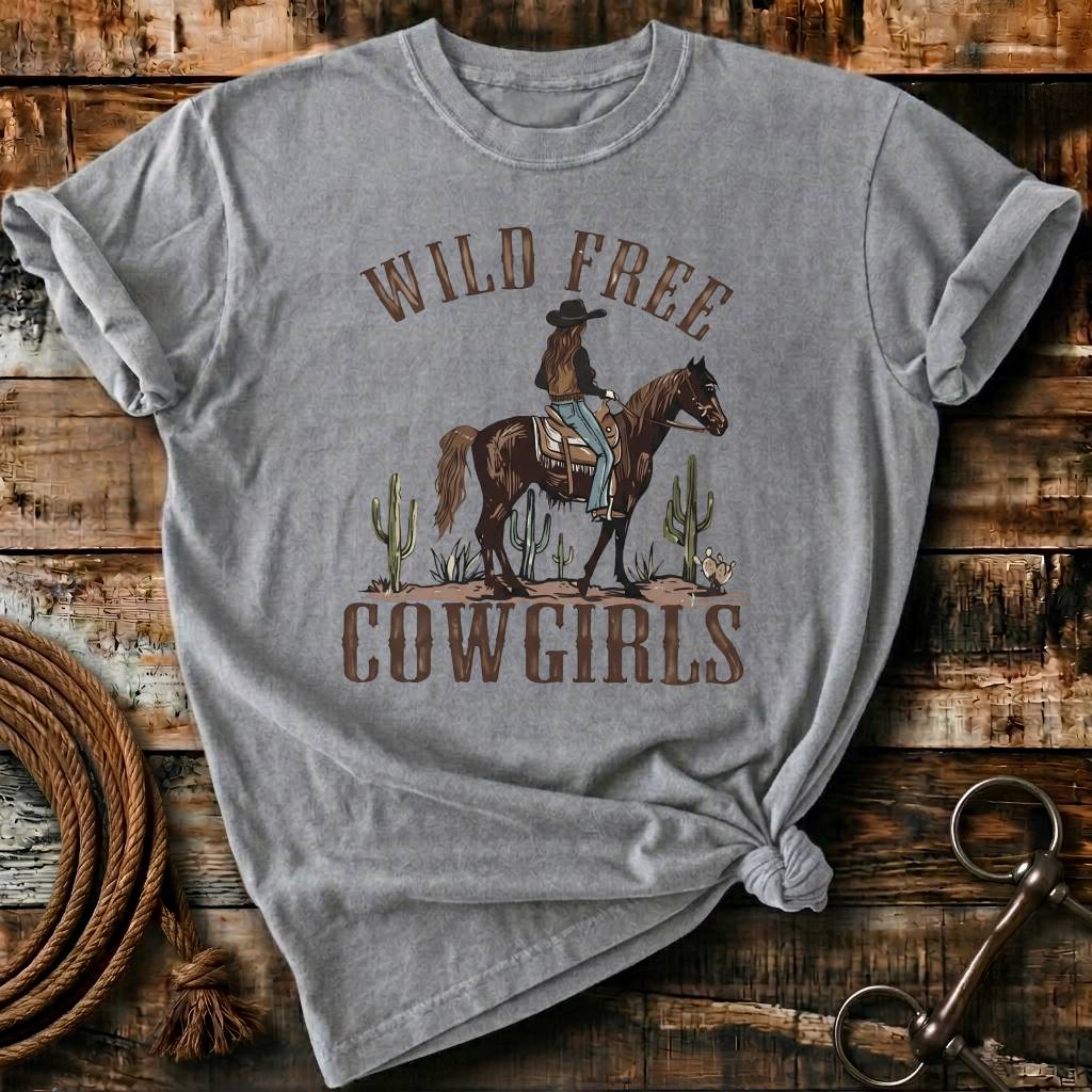 Wild free cowgirl