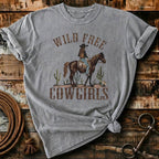 Wild free cowgirl
