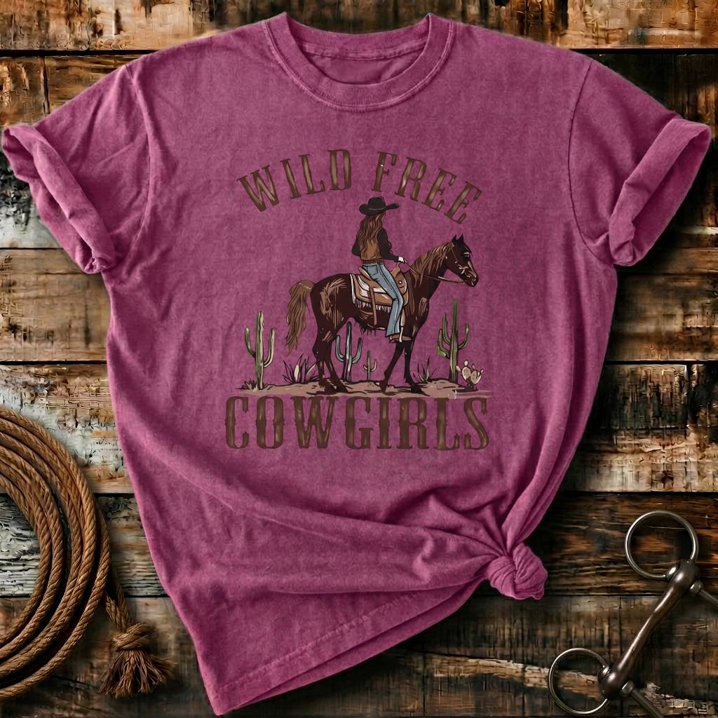 Wild free cowgirl