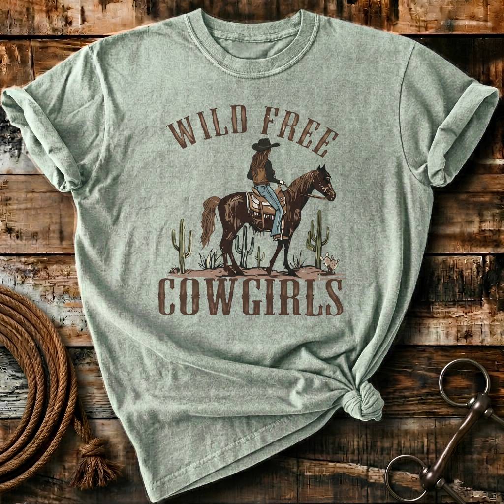 Wild free cowgirl