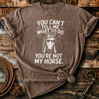 You're not my horse