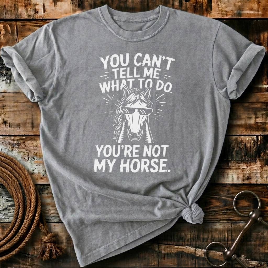 You're not my horse