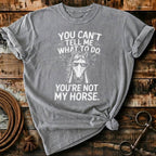 You're not my horse