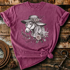 Floral sunhat Horse