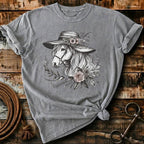 Floral sunhat Horse