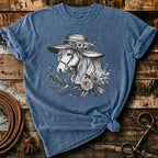 Floral sunhat Horse