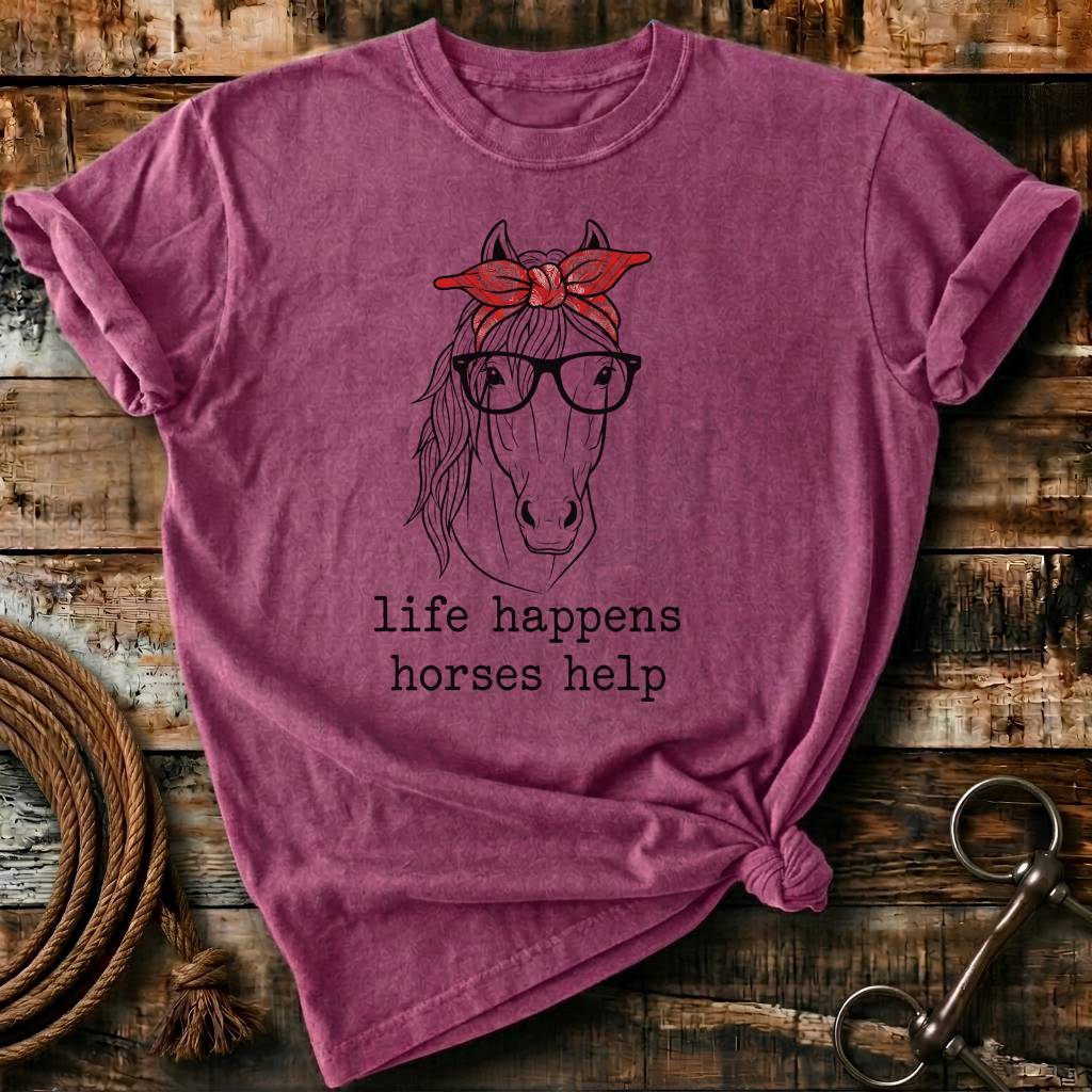 Life happens horse help