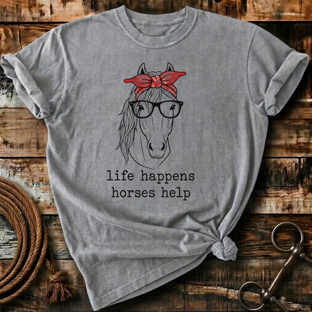 Life happens horse help