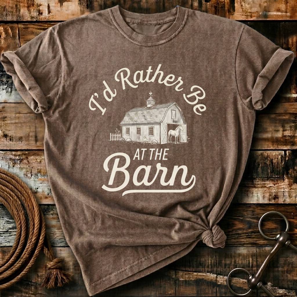 I'D Rather be at  the Barn