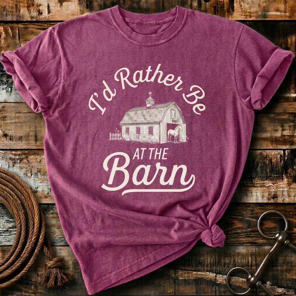I'D Rather be at  the Barn