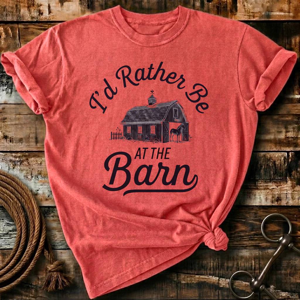 I'D Rather be at  the Barn