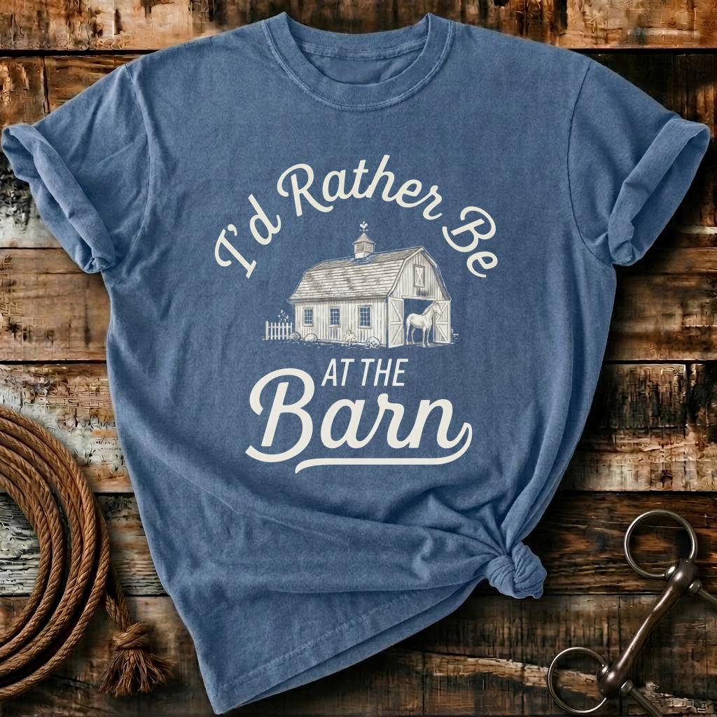 I'D Rather be at  the Barn