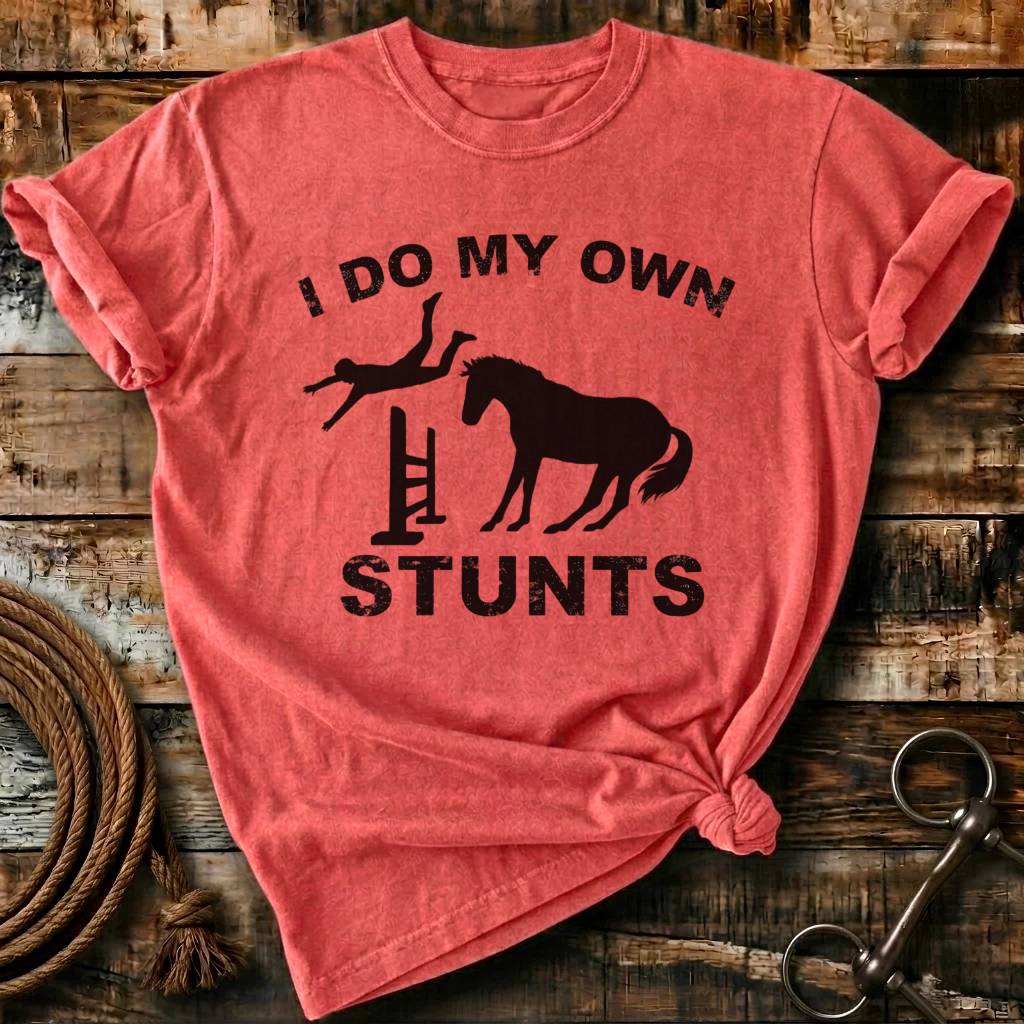 I do my own stunts