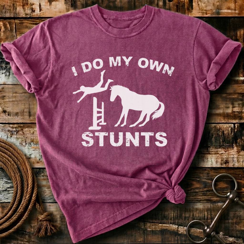 I do my own stunts