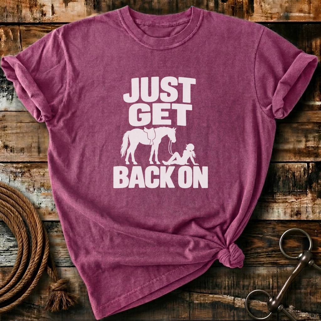JUST GET BACK ON