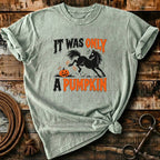 IT WAS ONLY A PUMPKIN