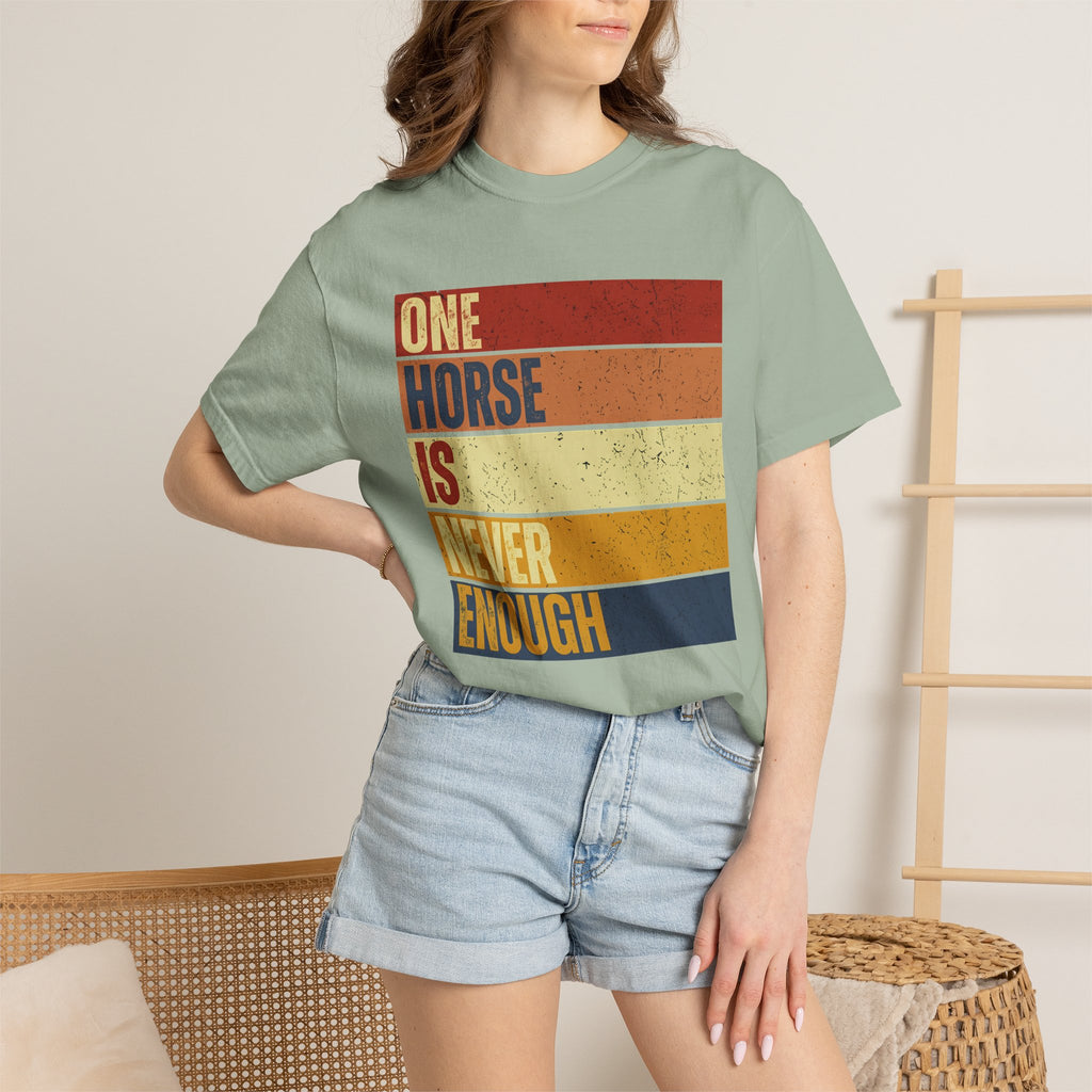 One horse is
