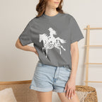 Ranch woman riding a horse