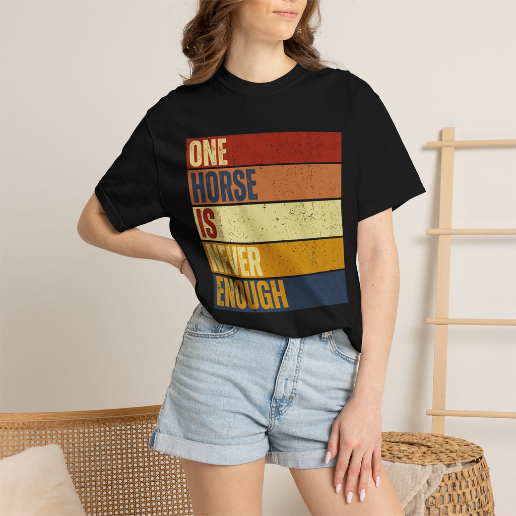 One horse is